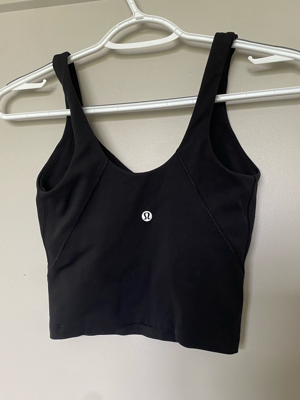 Lululemon align tank and smooth stride shorts black size 2 bundle - Picture 3 of 12
